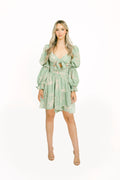 Lexis Mini Dress Abstract Floral