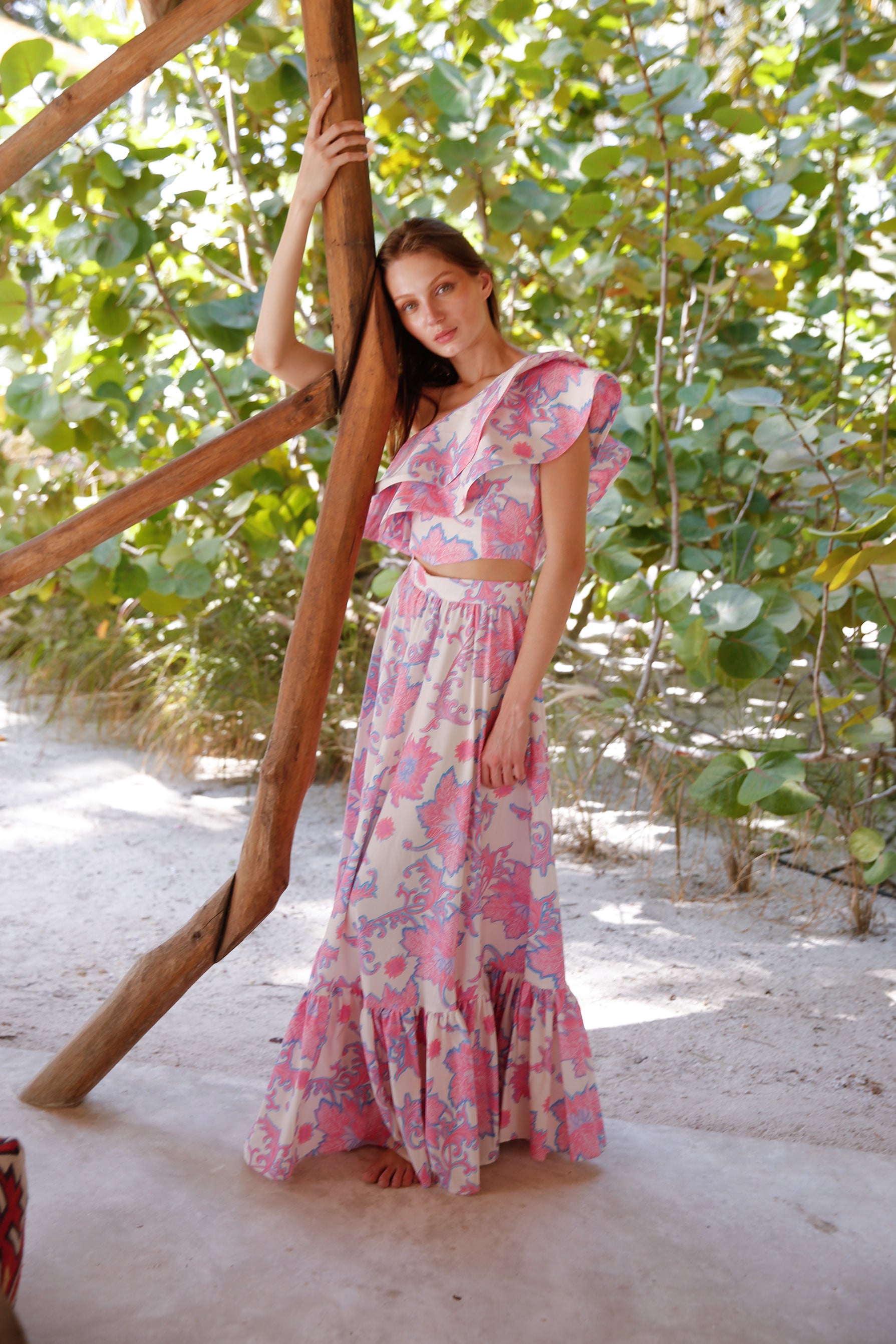 Miri Skirt Pink Floral
