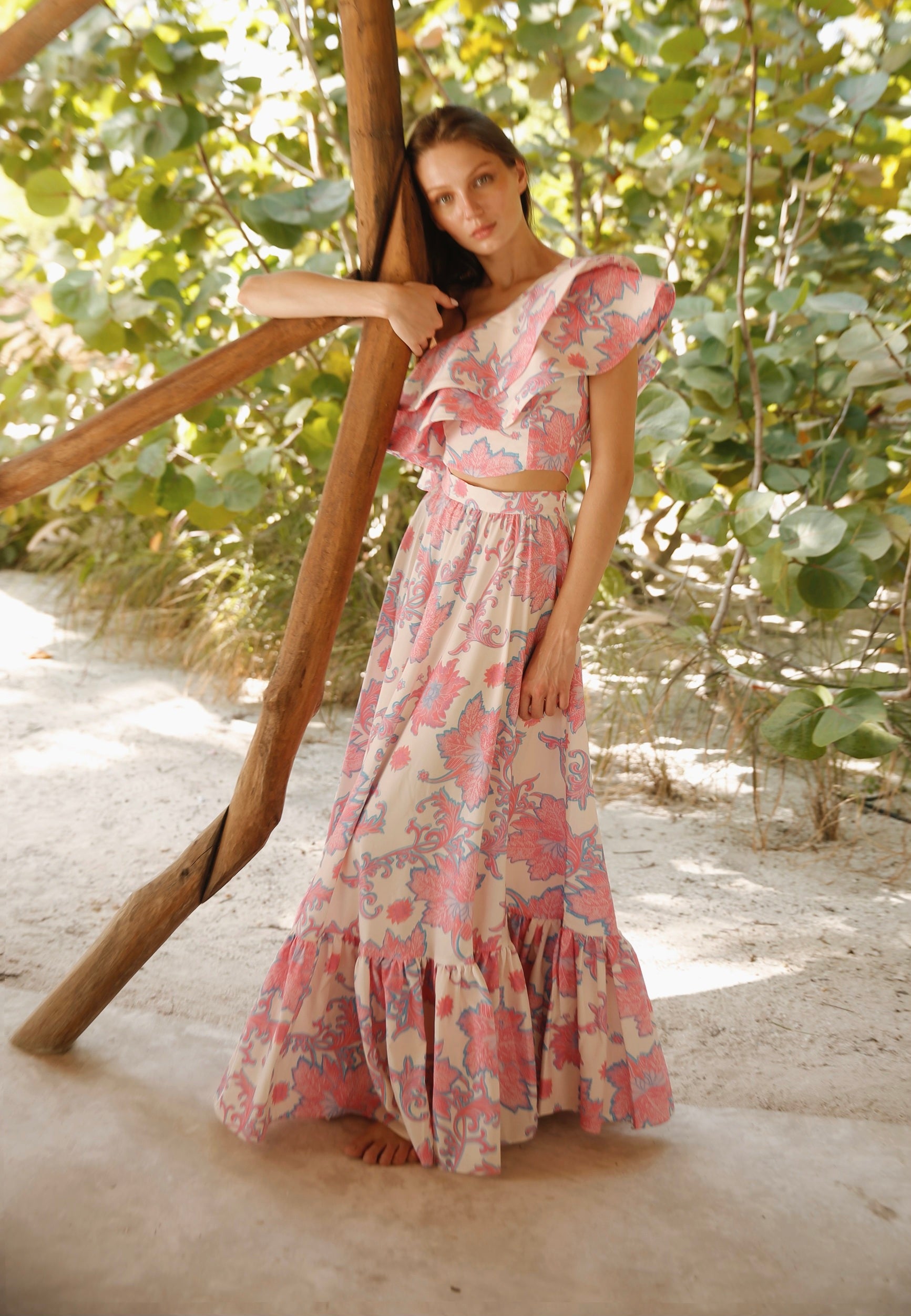 Miri Top Pink Floral